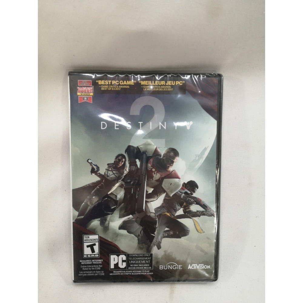 Destiny 2 (PC:‎ Windows, 2017) Brand New - Factory Sealed